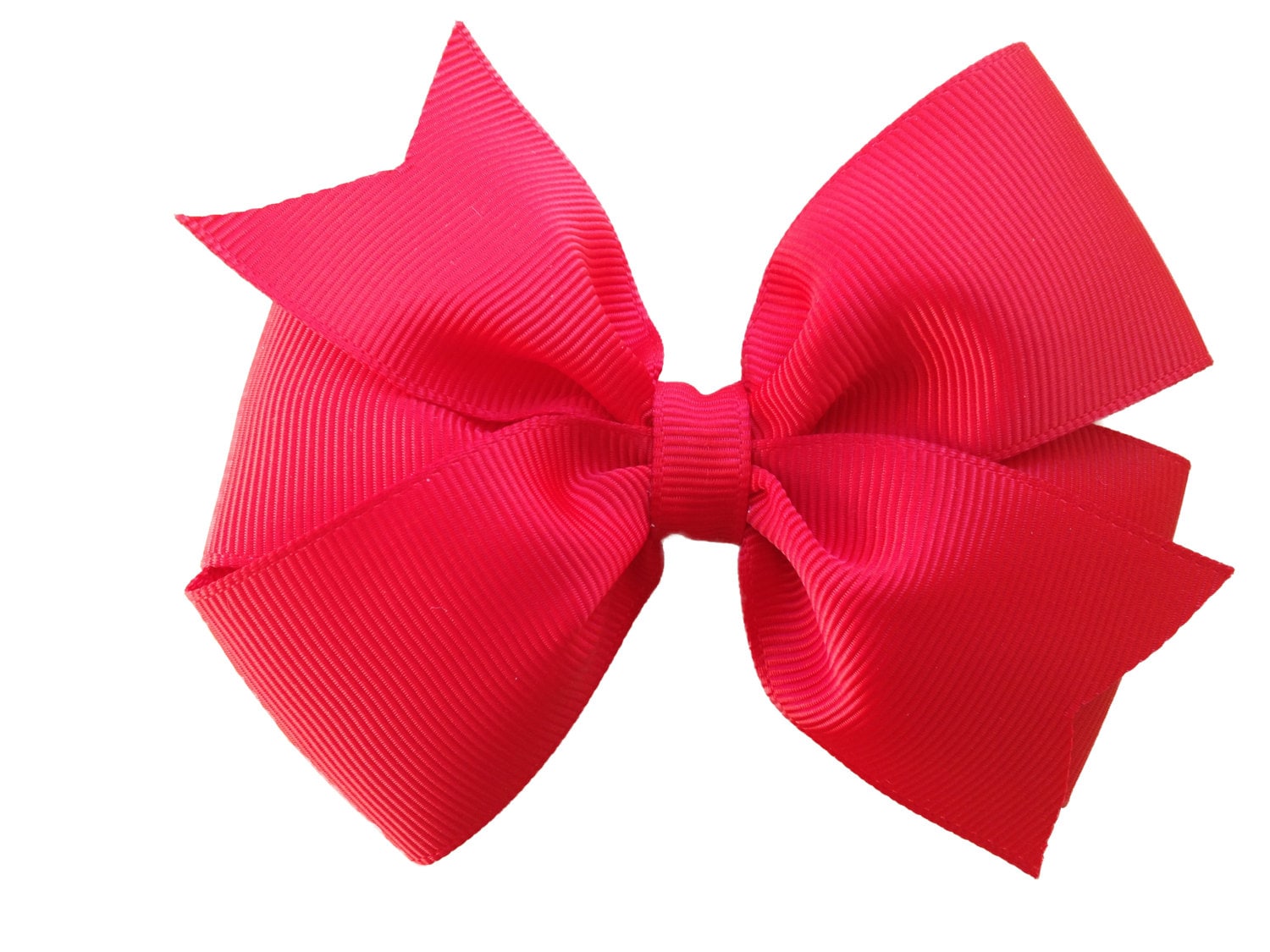 4 Inch Red Hair Bow Red Bow 4 Inch Bows Pinwheel Bows