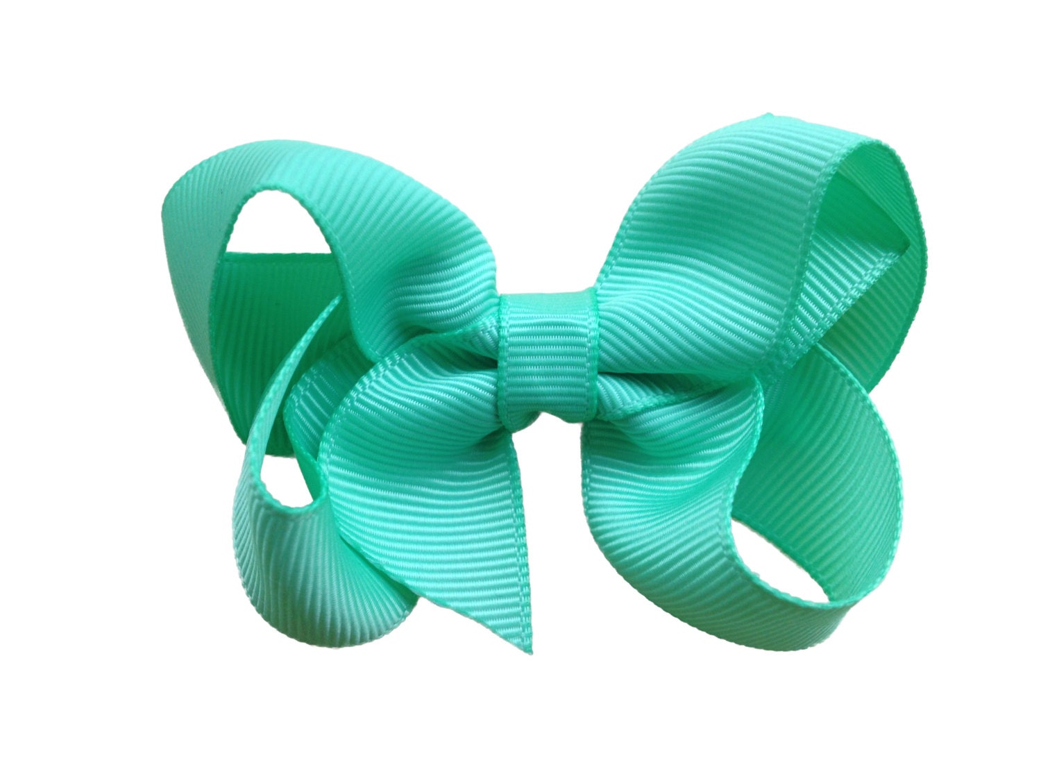 3 inch Mint green hair bow hair bows girls hair bows baby