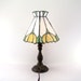 Stained Glass Lamp - Accent Lamp - Glass Table Lamp - Art Nouveau Lamp Base - Handmade