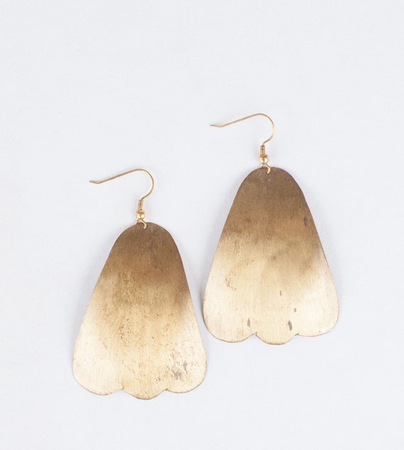 Brass Earrings by gypsya on Etsy