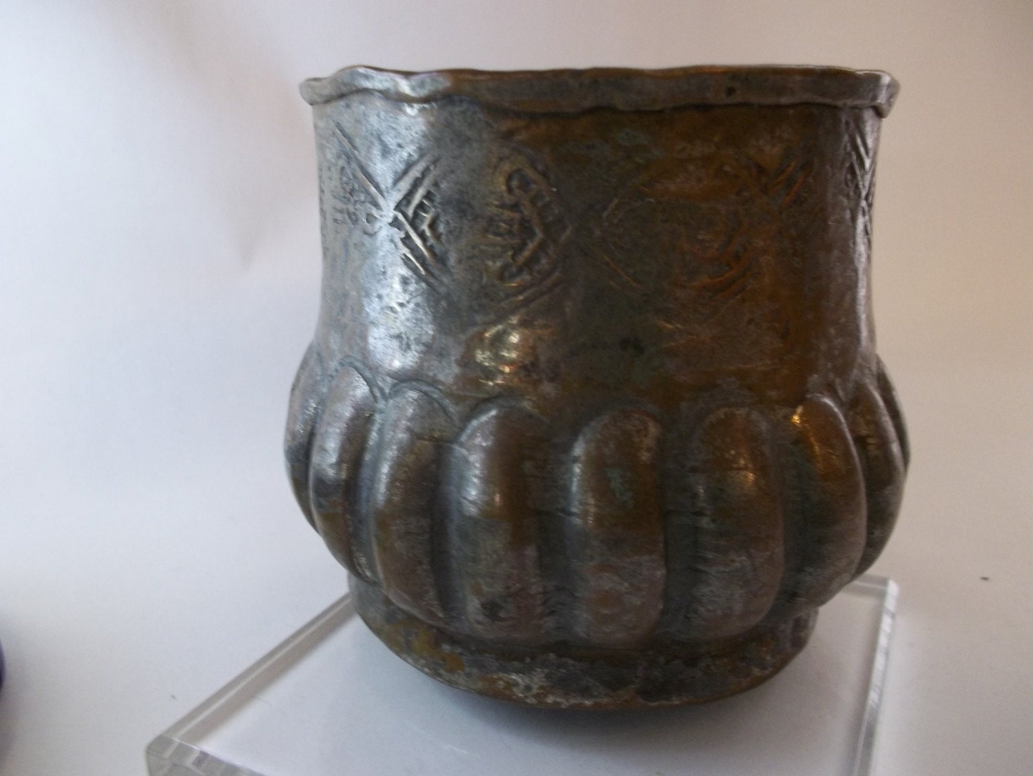 ANTIQUE EGYPTiAN CUP/ Copper-Mixed Metal Old Drinking Cup/