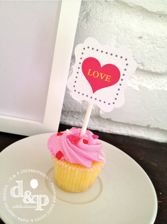 Made with love Valentine Squares DIY Printable Page Il_570xn