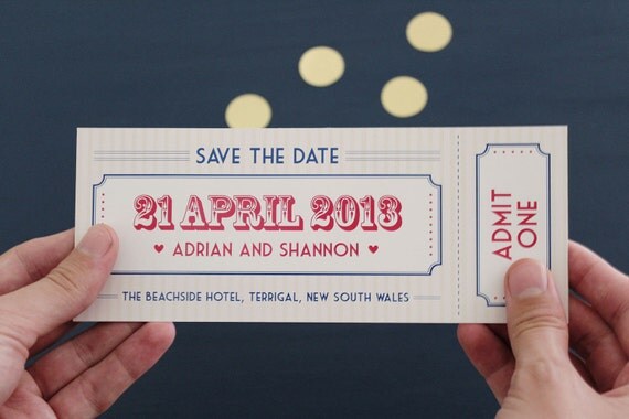 carnival ticket diy printable invitation by stationerypolkadot