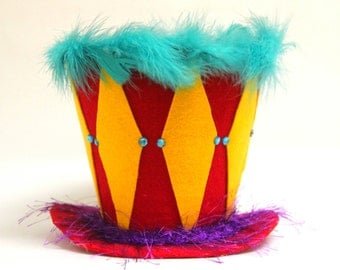 Circus Circus Top Hat, Circus Party decoration, Big Top, Party Hat