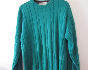 Vintage 80s Hipster Sweater Mens Knit by MarjoriesMemories on Etsy
