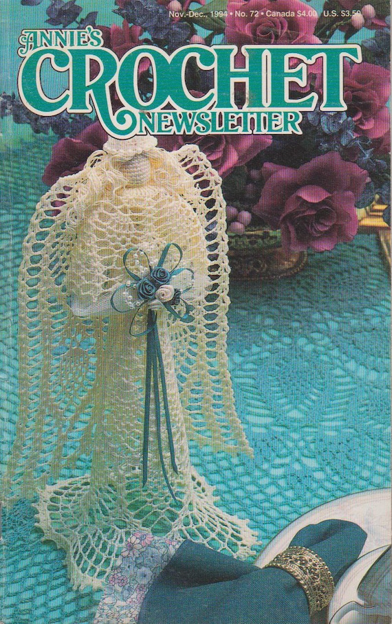 Annies Crochet Newsletter Nov Dec 1994 No 72 by ButtonsnBooks