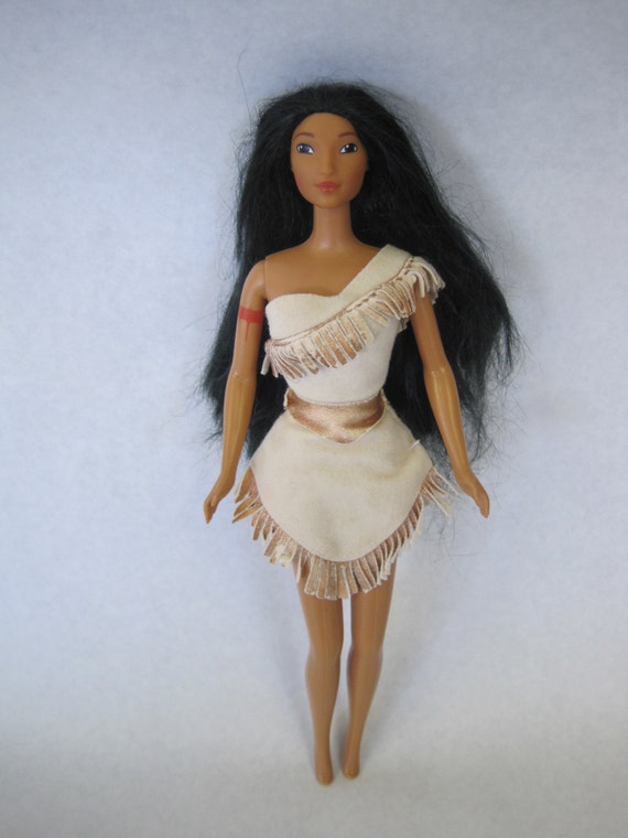 on cheek tattoo Mattell Barbie Doll Pocahontas by