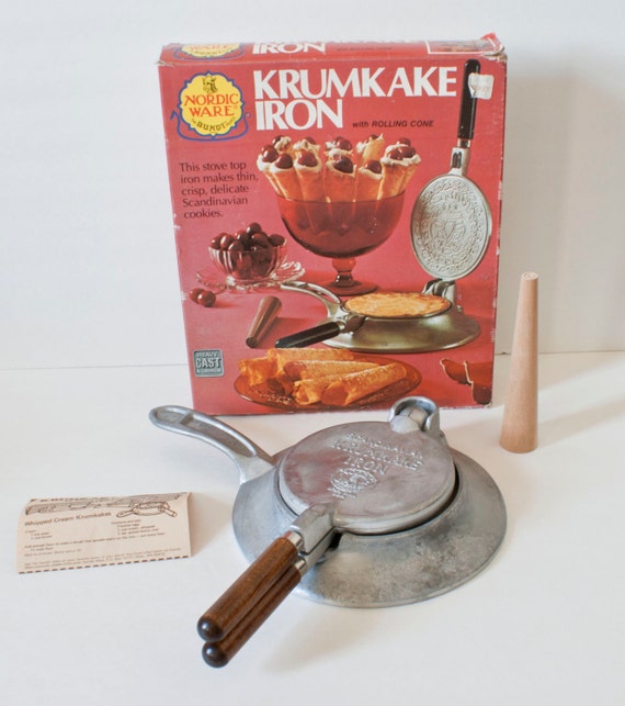 Nordic Ware Krumkake Iron Scandinavian Dessert