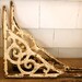 Vintage Shelf Brackets, Iron Shelf Bracket, Wall Bracket, LARGE, Antique Cast Iron, Barn Find, Ornate, Salvaged, Reclaimed, Repurposed