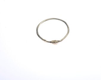 14kt recycled yellow gold stacking ring