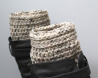 Beige boot toppers,white boot cuffs,oatmeal boot cuffs,oatmeal legwarmers,oatmeal boot liners,white boot socks,cream boot socks,boot topper