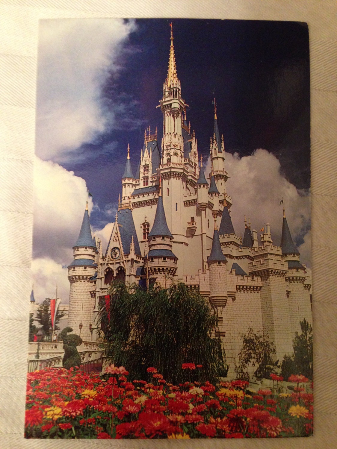 Vintage 1980s Walt Disney World Magic Kingdom Postcard