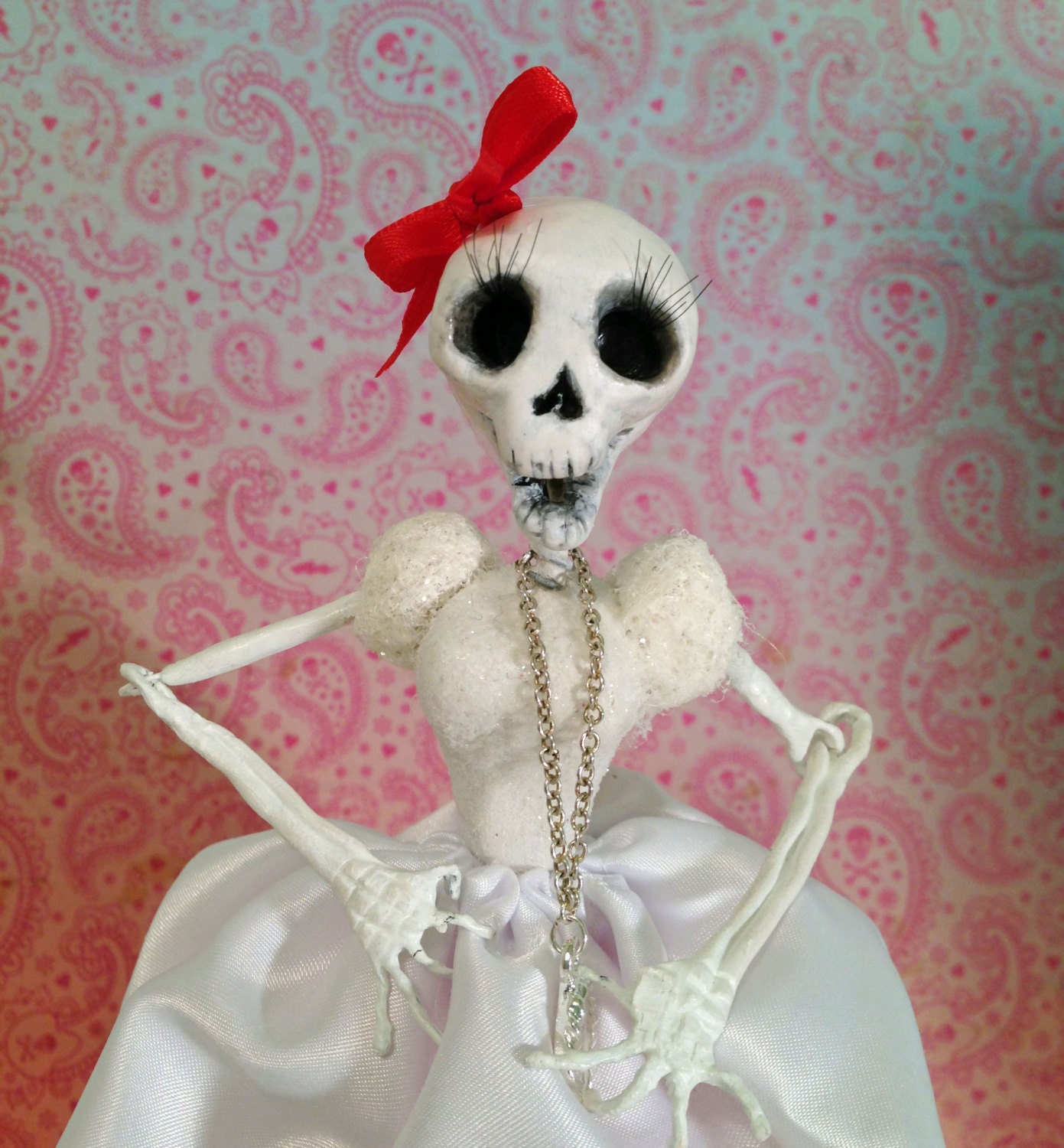 stuffed skeleton doll