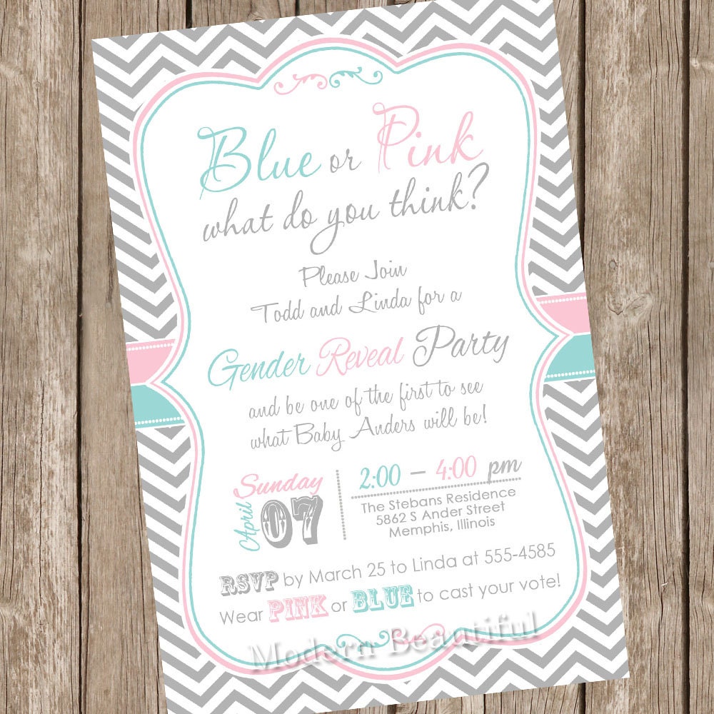 chevron-gender-reveal-invitation-baby-reveal-invite-printable