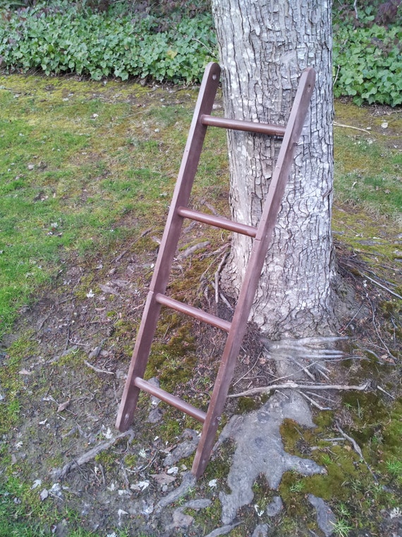 Items similar to Rustic Decorative Wooden Blanket Ladder on Etsy