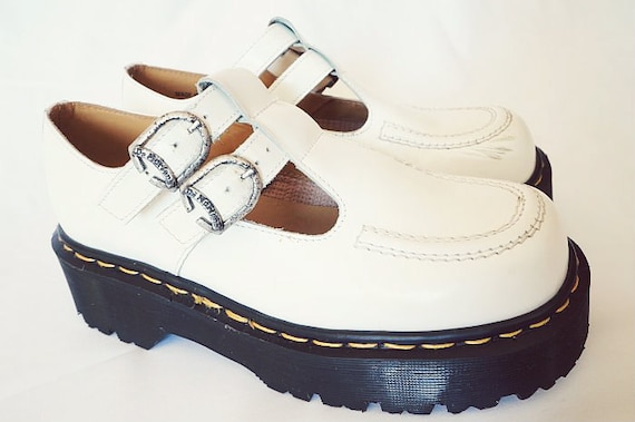 dr martens creepers white