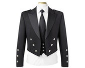 Prince Charlie Scottish Kilt Jacket & Waistcoat - Made To Measure Free Worldwide Shipping