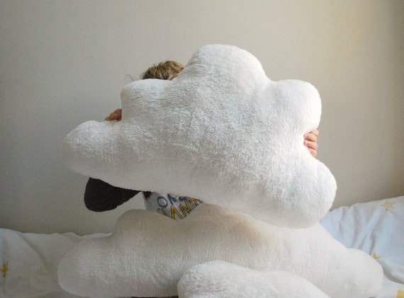 big fluffy animal pillow