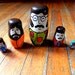 The Beatles Yellow Submarine Russian Nesting Doll Set Hand Painted Fab 4