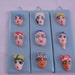 3 Flapper Face Tiles