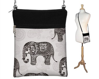 Sling Bag Shoulder Purse Elephant C ross Body Bag Small Travel Purse ...