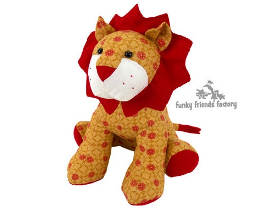 lion plush pattern