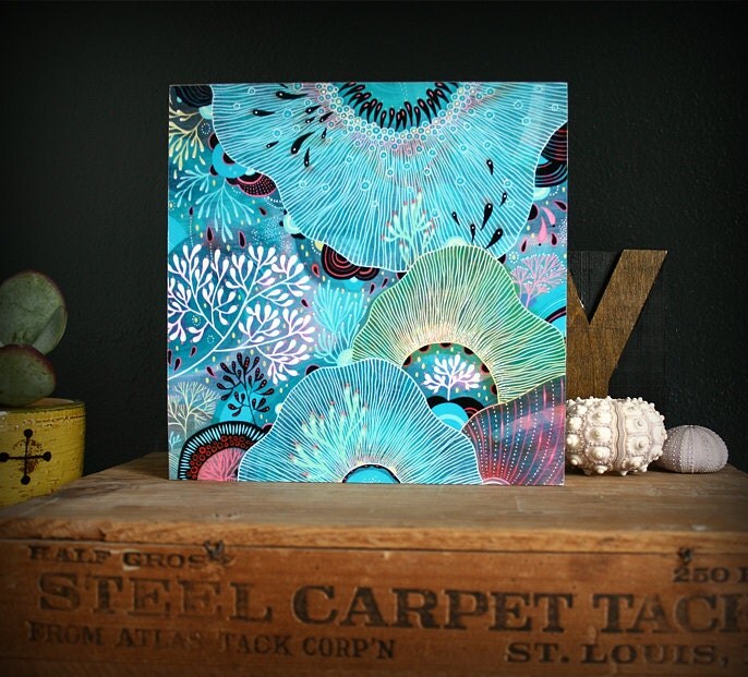 Fine Art Print 8x8 Mounted Print on Wood Panel Thrive