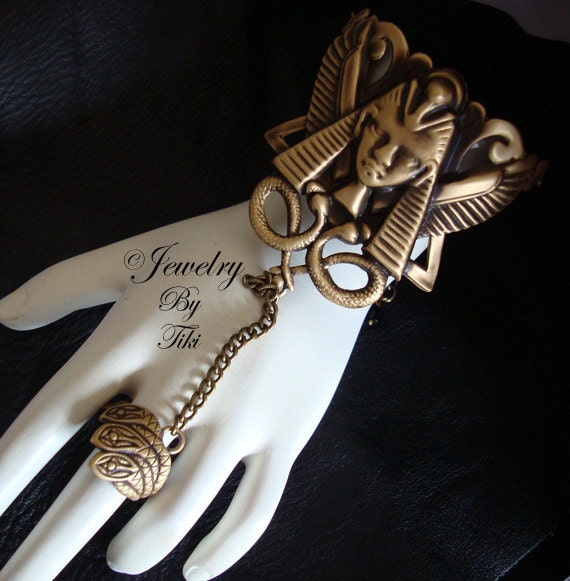 Sale Egyptian Slave Bracelet and Ring Original Custom