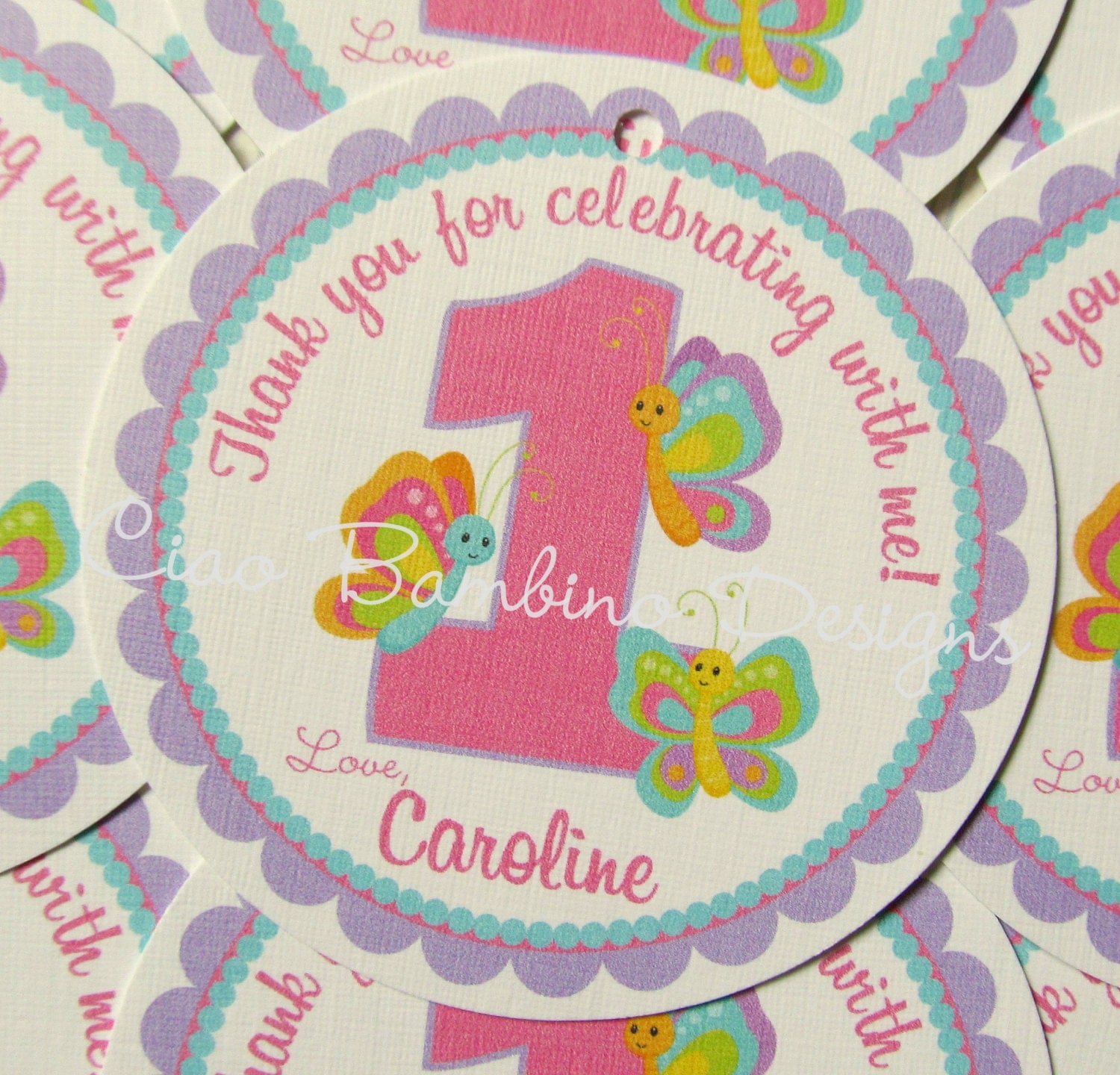 PRINTABLE Butterfly Birthday Party Invitation / Pink and