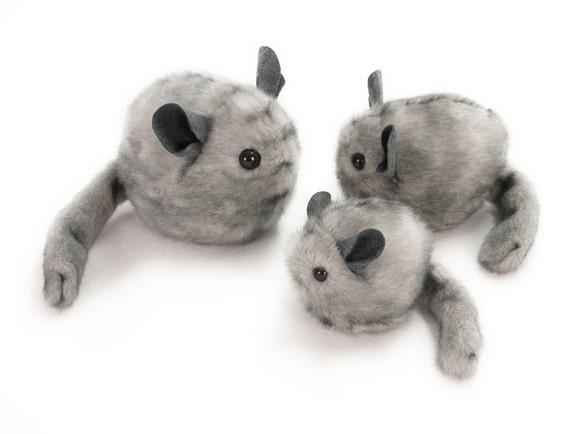 stuffed chinchilla toy