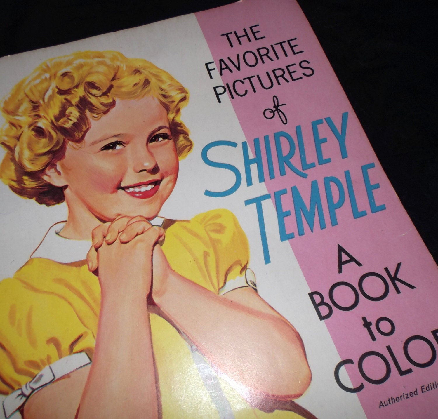 1958 Shirley Temple Coloring Book by saltsmansoap on Etsy