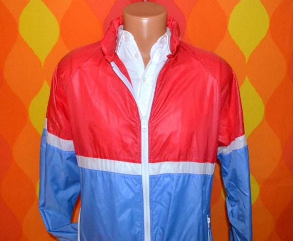 vintage 70s jacket nylon windbreaker VAN HEUSEN by skippyhaha