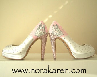 bridal cinderella shoes