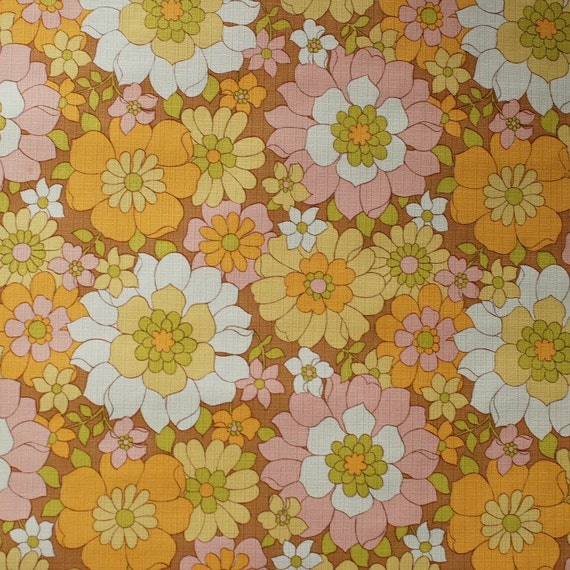 Seventies vintage wallpaper 50 cm. by FrauSvensson on Etsy