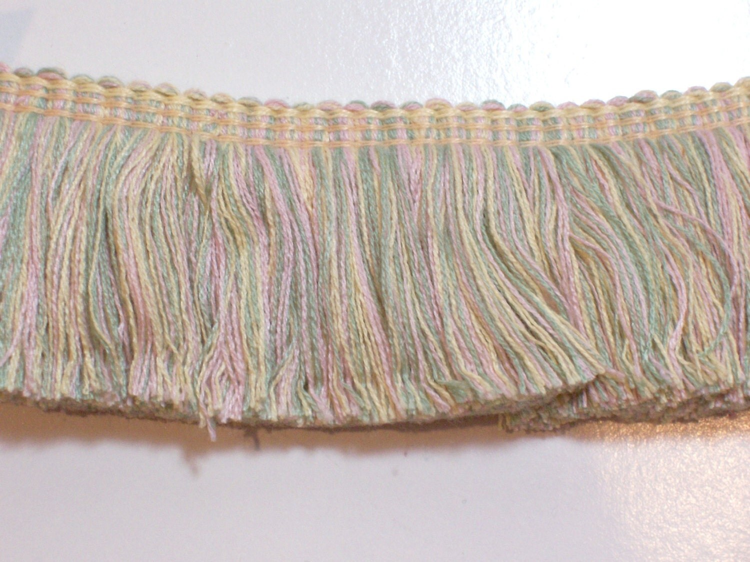 Pastel Fringe Pastel Brush Fringe Sewing Trim 1 3/4 inches