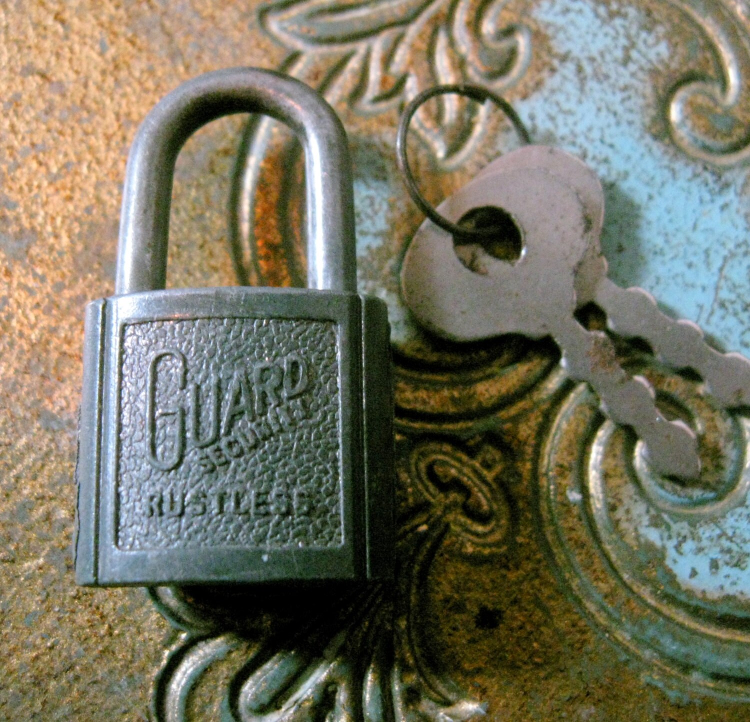 Tiny Guard Security Rustless Mini Lock and Key Padlock Brass