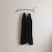 SALE was 118.00 black linen sparrow tunic dress ready to ship