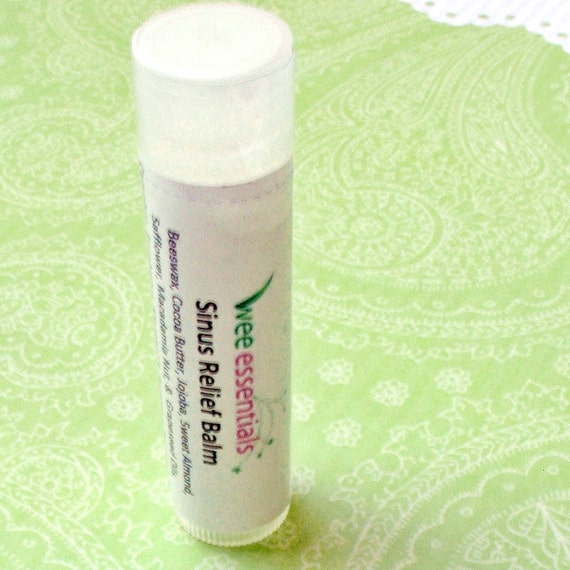 All Natural Sinus Relief Balm for Red Noses like by WeeEssentials