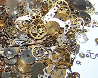 Watch GEARS STEAMPUNK Parts 85 Pieces Cogs Artist's Lot Steam Punk Movement