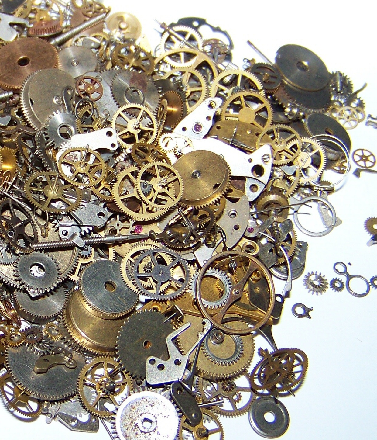 Watch GEARS STEAMPUNK Parts 85 Pieces Cogs Artist's Lot