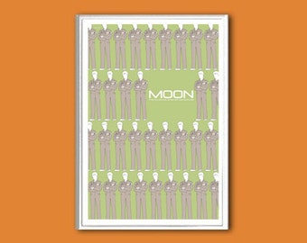 Moon sci-fi movie poster in various sizes