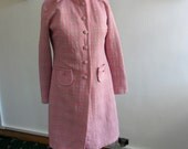 1960s Pink Check Dress and Coat - REDUCED PRICE