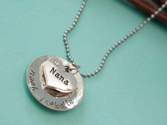 Sweet Nana Necklace Personalized Hand Stamped by GenesisOneDesigns