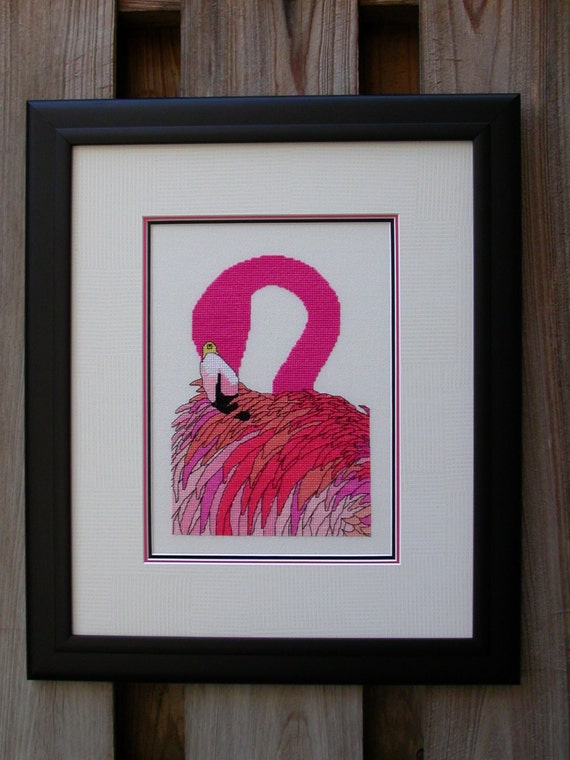 Flamingo Cross Stitch Pattern