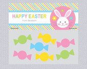 Easter Bunny Treat Bag Toppers Personalized (Digital File) Il_170x135