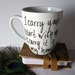 Poet EE Cummings Hand written Mug