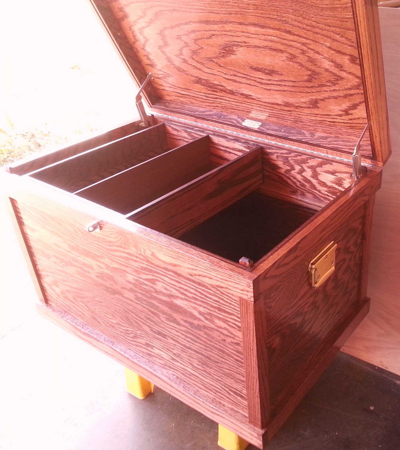Classic Hardwood Tack Trunk Custom Show Trunk English or