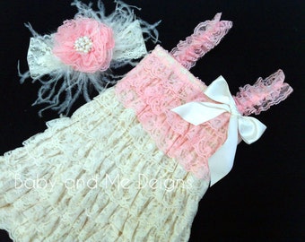Petti Lace Romper Dress 3 colors to choose from Great photo prop, Birthday Dress, Pagent Dress