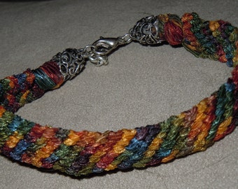 Rainbow Woven Friendship Bracelet
