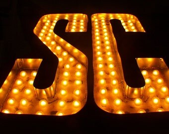 Marquee Letter Large Huge Movie 112 Bulbs No Nobody Messes with TX SC